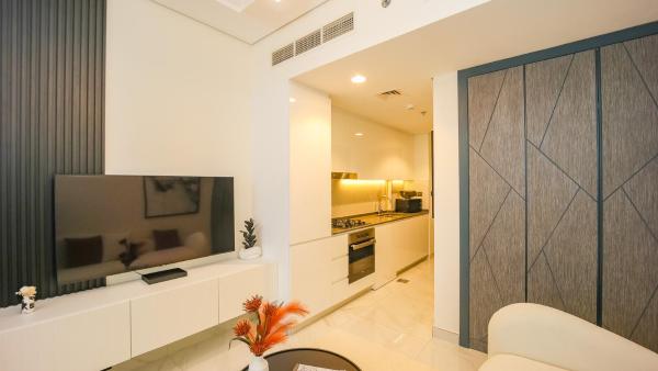 A la foto es mostra l'objecte Magnificent studio-One of kind in Dubai situat a la ciutat de Dubai.