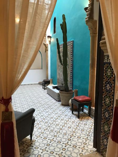 La photo montre l'objet Riad Dar Souika situé dans la ville de Rabat.