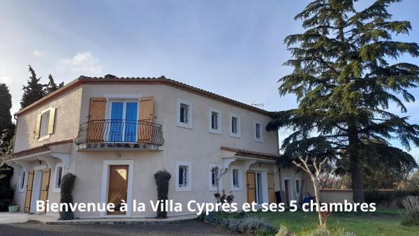 A la foto es mostra l'objecte Villa Cyprès 5 chambres aires de jeux, forêt, accessibilité PMR situat a la ciutat de Lauraguel.