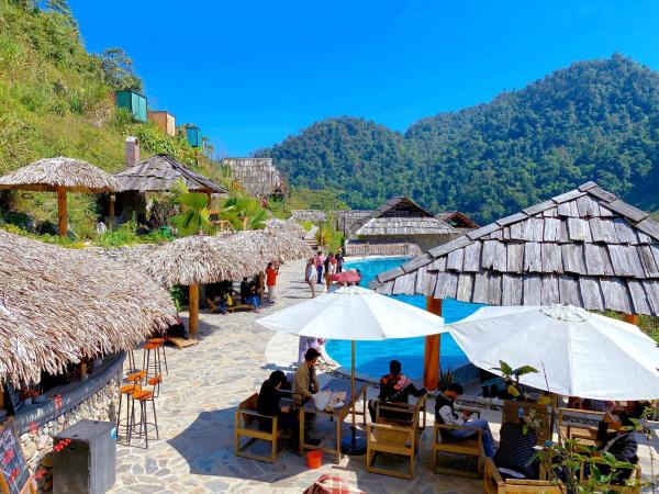 På billedet ses objektet Mường Lống Ecogarden beliggende i byen Kỳ Sơn.