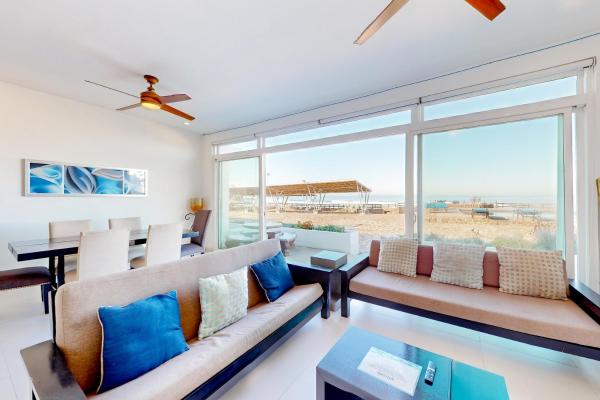 A la foto es mostra l'objecte Villa Querubines 53 - Playa Arcangel situat a la ciutat de Rosarito.