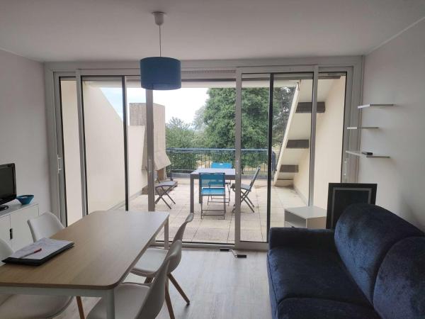 Фотография 6: Ref 151 - Appartement T1bis Terrasses de Kerjouanno vue mer