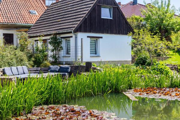 A la foto es mostra l'objecte Ferienhaus Teichblick situat a la ciutat de Klütz.