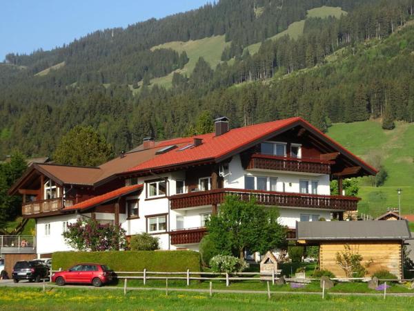 A la foto es mostra l'objecte Holiday apartment Hörnerblick situat a la ciutat de Oberstdorf.