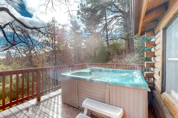 Na fotografii je vidět objekt San Jacinto Lodge nacházející se ve městě Pine Cove.