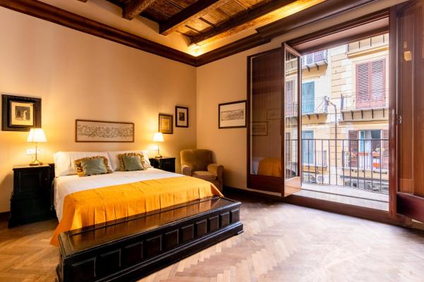 På billedet ses objektet Palazzo del Bono suites beliggende i byen Palermo.