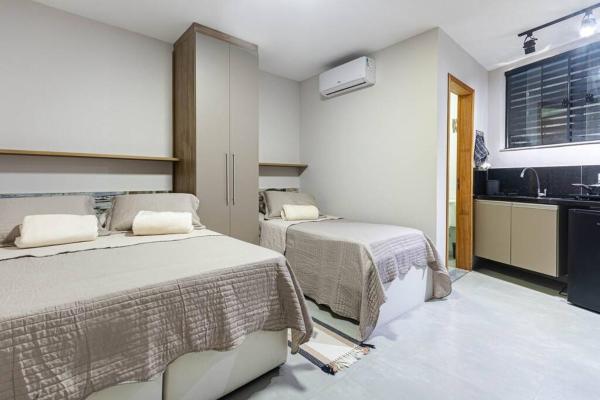 Στη φωτογραφία φαίνεται το αντικείμενο Pé na Areia, Loft 2 (três pessoas) που βρίσκεται στην πόλη Νιτερόι.