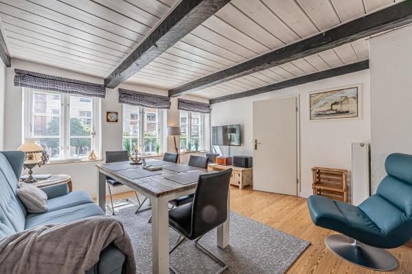 A la foto es mostra l'objecte fewo1846 - Dampfer Alexandra I - zentral gelegene Maisonettewohnung mit 2 Schlafzimmern situat a la ciutat de Flensburg.