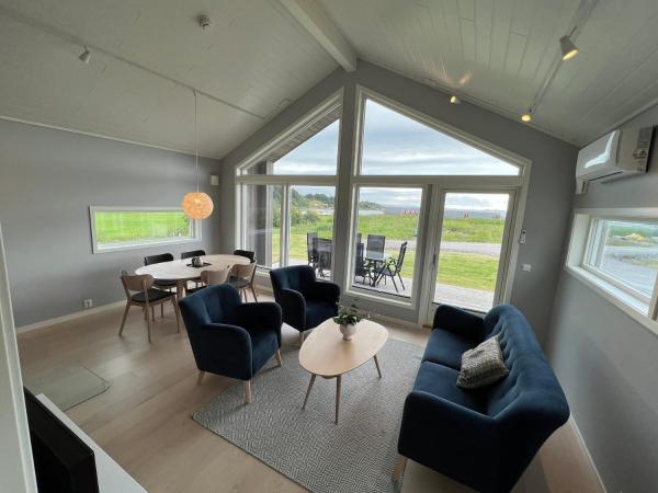 Na zdjęciu widoczny jest obiekt Moderne feriehus i Bud położony w mieście Tornes.