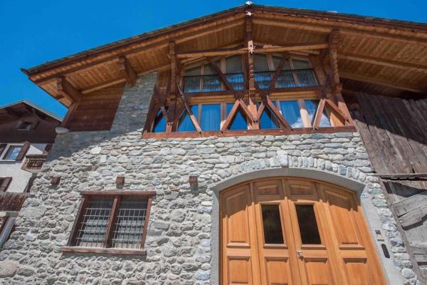 Na fotografii je vidět objekt Bormio Taulà Rainolter Casa Gavia Home nacházející se ve městě Bormio.