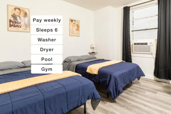 På billedet ses objektet Port Huron Temp Stays - Apartment 5 beliggende i byen St. Clair.