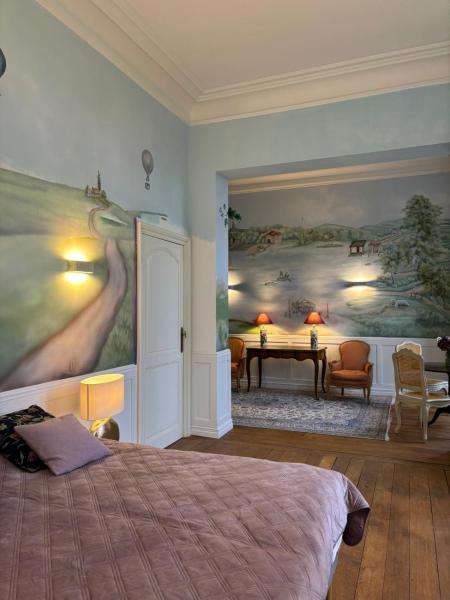 The photo shows the Château des Ablens located in the city of Blicquy.