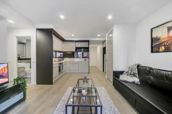 A la foto es mostra l'objecte A Comfy 2BR Apt 5-Min Walk To Melbourne Central situat a la ciutat de Melbourne.