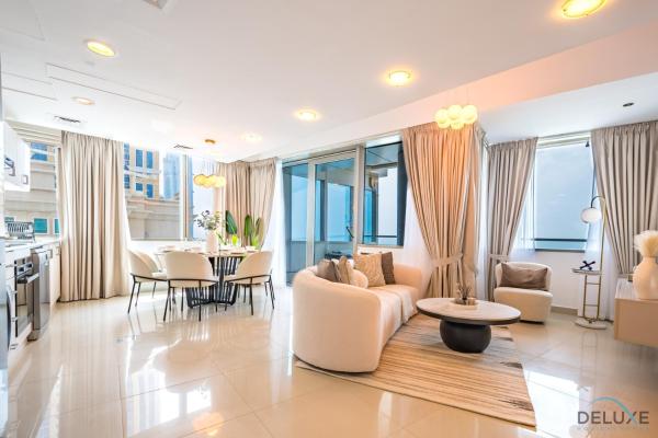 A la foto es mostra l'objecte Luxury 3BR in Ocean Heights, Dubai Marina by Deluxe Holiday Homes situat a la ciutat de Dubai.