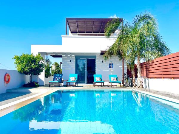 A la foto es mostra l'objecte Kallipateira Villa situat a la ciutat de Lakhania.