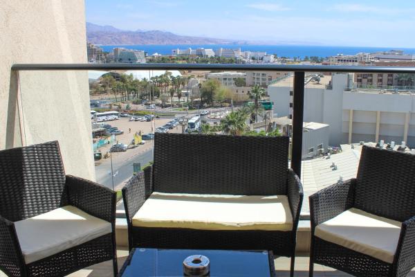 På billedet ses objektet Luxury Suite Apartment With Sea View #53 By Hashdera Eilat beliggende i byen Eilat.