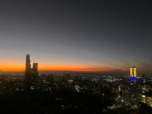 Bogotá Centro histórico Candelaria Torre Ventto excelente Vista, Bogotá