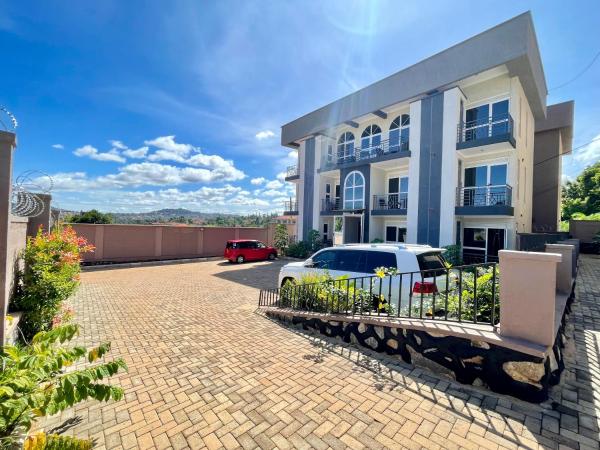 På billedet ses objektet Athena Apartments beliggende i byen Kampala.