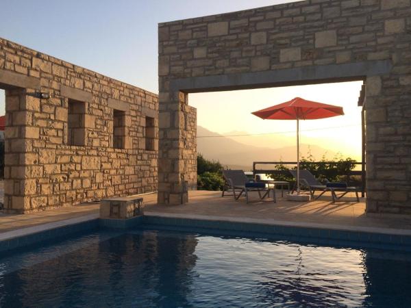 På billedet ses objektet Villa Ypsilon beliggende i byen Karotí.