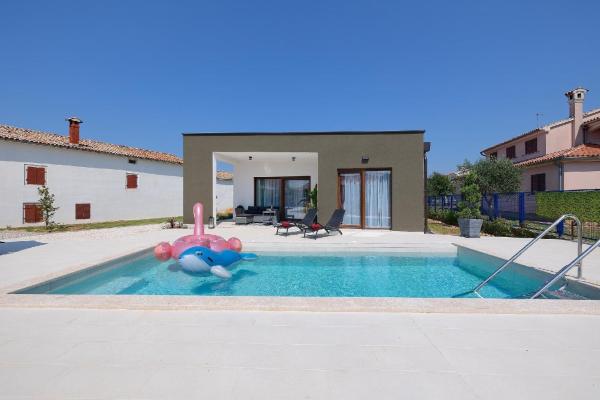 A la foto es mostra l'objecte Ferienhaus mit Privatpool für 5 Personen ca 60 qm in Barat, Istrien Binnenland von Istrien situat a la ciutat de Kanfanar.