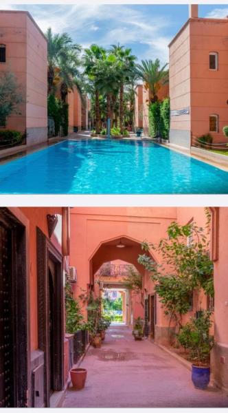 På billedet ses objektet Riad Aya beliggende i byen Marrakech.