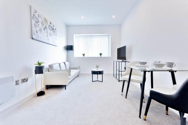 Op de foto is het object Fantastic 1 Bed Apartment in Wolverhampton te zien, gelegen in de stad Wolverhampton.