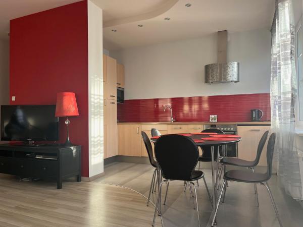 A la foto es mostra l'objecte Apartament z ogródkiem situat a la ciutat de Rewal.