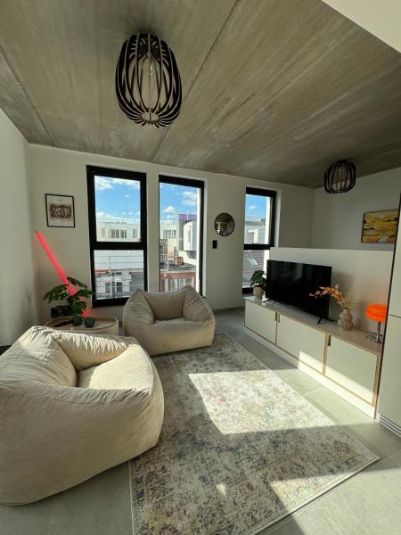 A la foto es mostra l'objecte PentHouse 5.01 situat a la ciutat de Lieja.