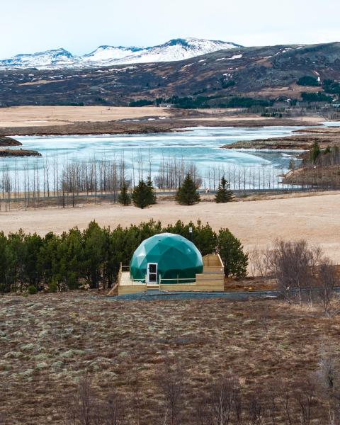 照片显示了位于Selfoss市的Golden Circle Domes - Lake View物件。