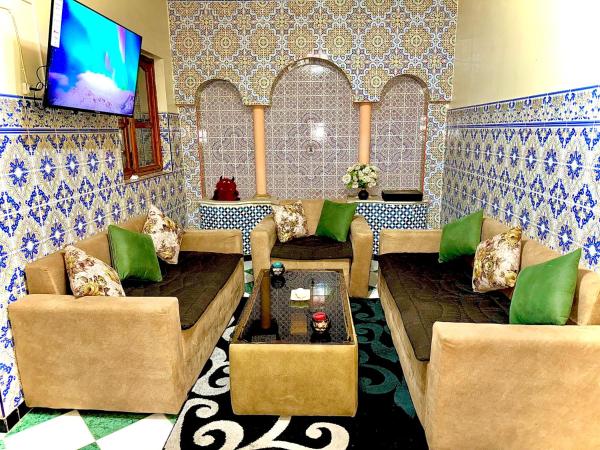The photo shows the Mini villa located in the city of Oujda.