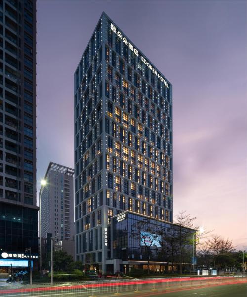 Na fotografii je vidět objekt Edorer Hotel Shenzhen nacházející se ve městě Xin'an.