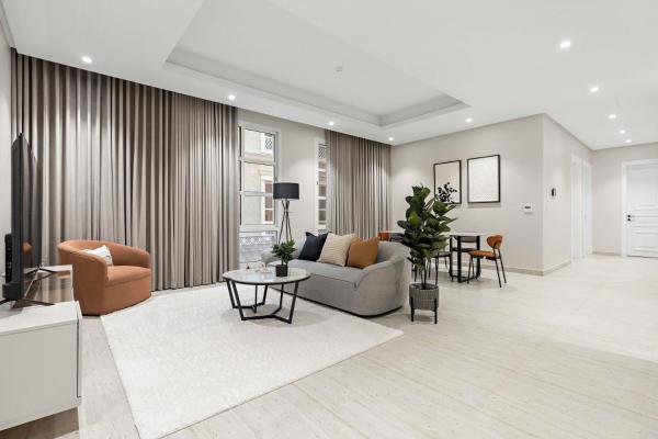 A la foto es mostra l'objecte Newly launched chic 2BDR and Study room at King Salman Neighborhood - O situat a la ciutat de Riad.
