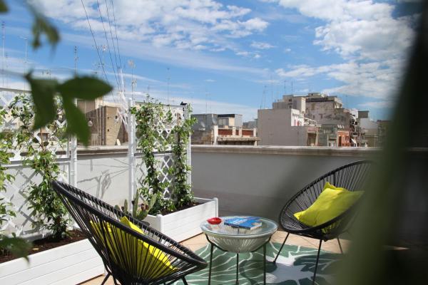 A la foto es mostra l'objecte Rooftop Zahra Apartment situat a la ciutat de Bari.
