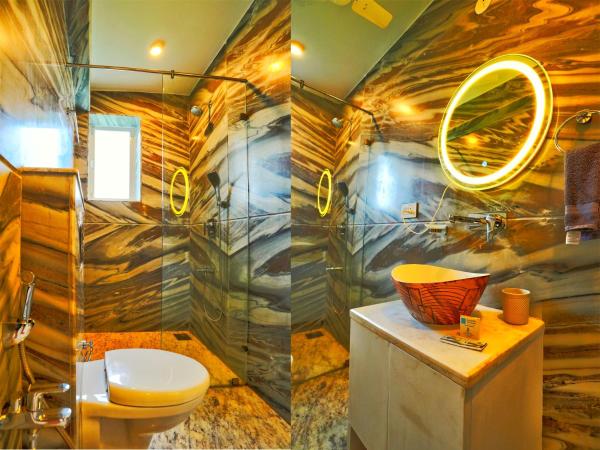 A la foto es mostra l'objecte Espaca luxury serviced apartments with pool in north Goa situat a la ciutat de Pilerne.