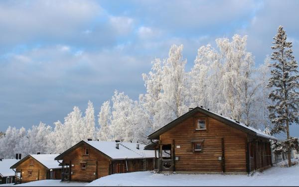 På billedet ses objektet Koivula Cottages beliggende i byen Jämsä.