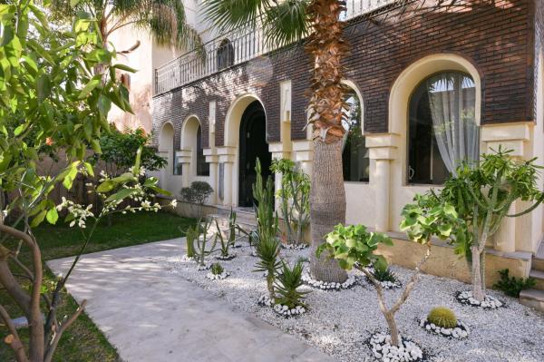 På billedet ses objektet Villa Bohème avec personnel de maison beliggende i byen Marrakech.