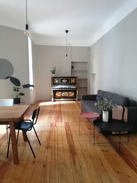A la foto es mostra l'objecte Spacious 75sqm Art Nouveau district gem situat a la ciutat de Riga.