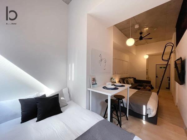 Auf dem Foto ist das Objekt b hotel Nekoyard - Loft Studio Close to Peace Park & City Sights in der Stadt Hiroshima zu sehen.