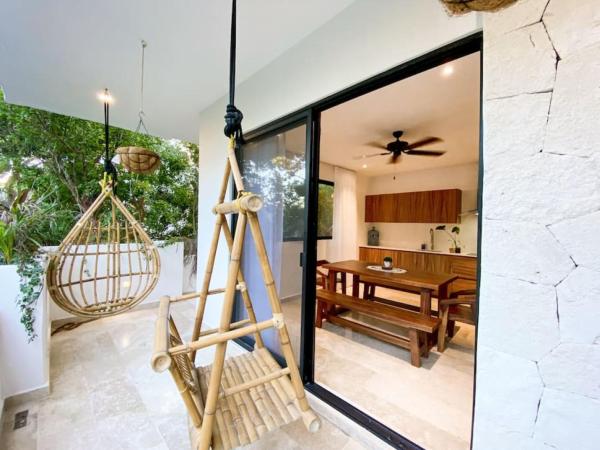 Na zdjęciu widoczny jest obiekt Private Pool 2BR Nest in Premium Aldea Zama with Gym położony w mieście Tulum.