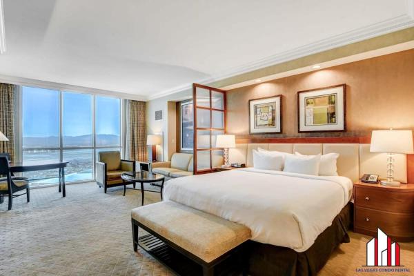 Na fotografii je vidět objekt MGM Signature-24-606 Jacuzzi Studio nacházející se ve městě Las Vegas.