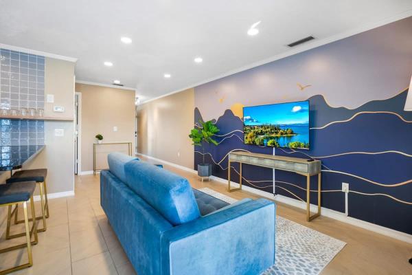 A la foto es mostra l'objecte Dog Friendly Condo Moon and Stars Walk to DT Patio situat a la ciutat de St. Augustine.