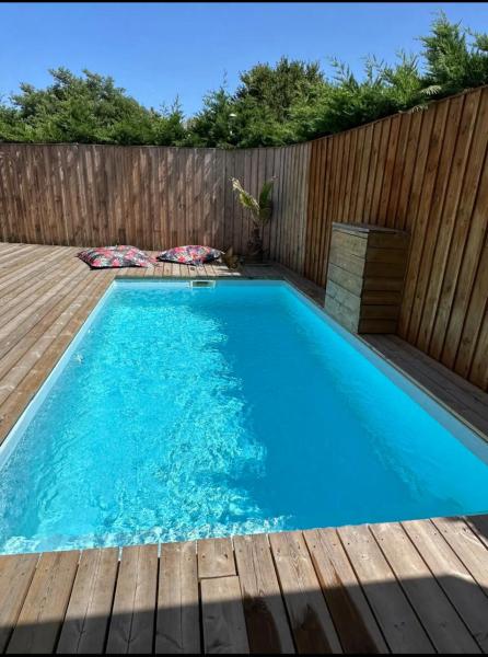 På billedet ses objektet Maison de vacances au centre Biscarrosse beliggende i byen Enhil.