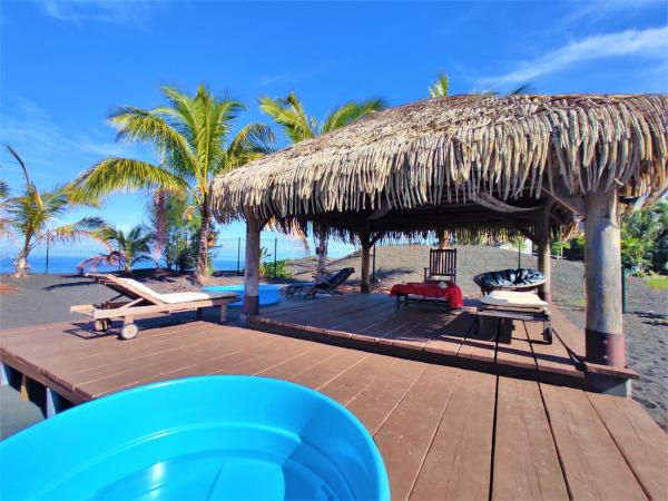 Auf dem Foto ist das Objekt TAHITI - Bungalow Taharuu Surf Hoe in der Stadt Atimaono zu sehen.