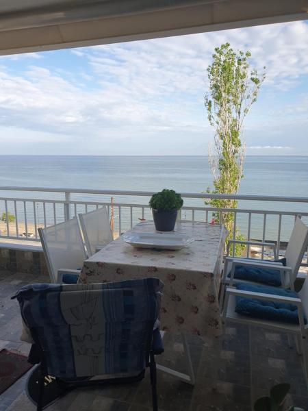 На фото показан объект House Thalassa, расположенный в городе Перея.