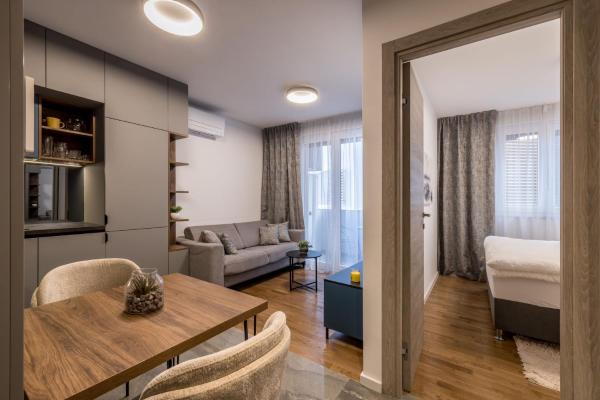 На фото показан объект Blue Luxury Apartment, расположенный в городе Сплит.