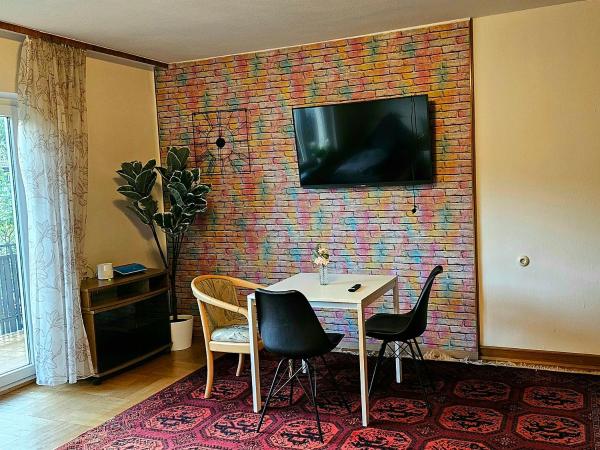 A la foto es mostra l'objecte Stilvolles Appartment 5 Doppel Zimmer situat a la ciutat de Kuchen.