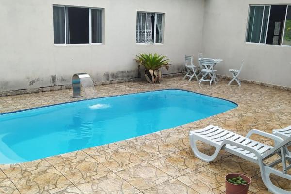 Na foto é possível ver o objeto CASA DE CAMPO chácara com piscina LARANJEIRAS localizado na cidade de Juquitiba.