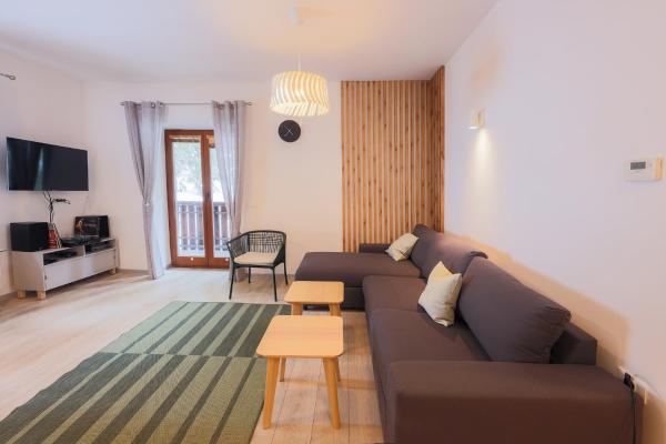 Na fotografii je vidět objekt Apartment Medved Pokljuka nacházející se ve městě Mrzli Studenec.