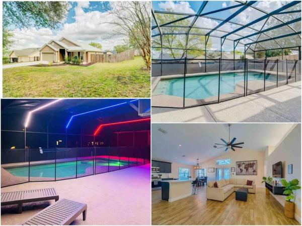 Spacious Home - Heated Led Pool & Ping Pong - Clermont