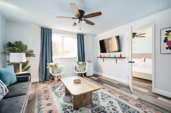 På billedet ses objektet Downtown City View Newly Renovated 3 beds Free Parking LM205 beliggende i byen Atlanta.